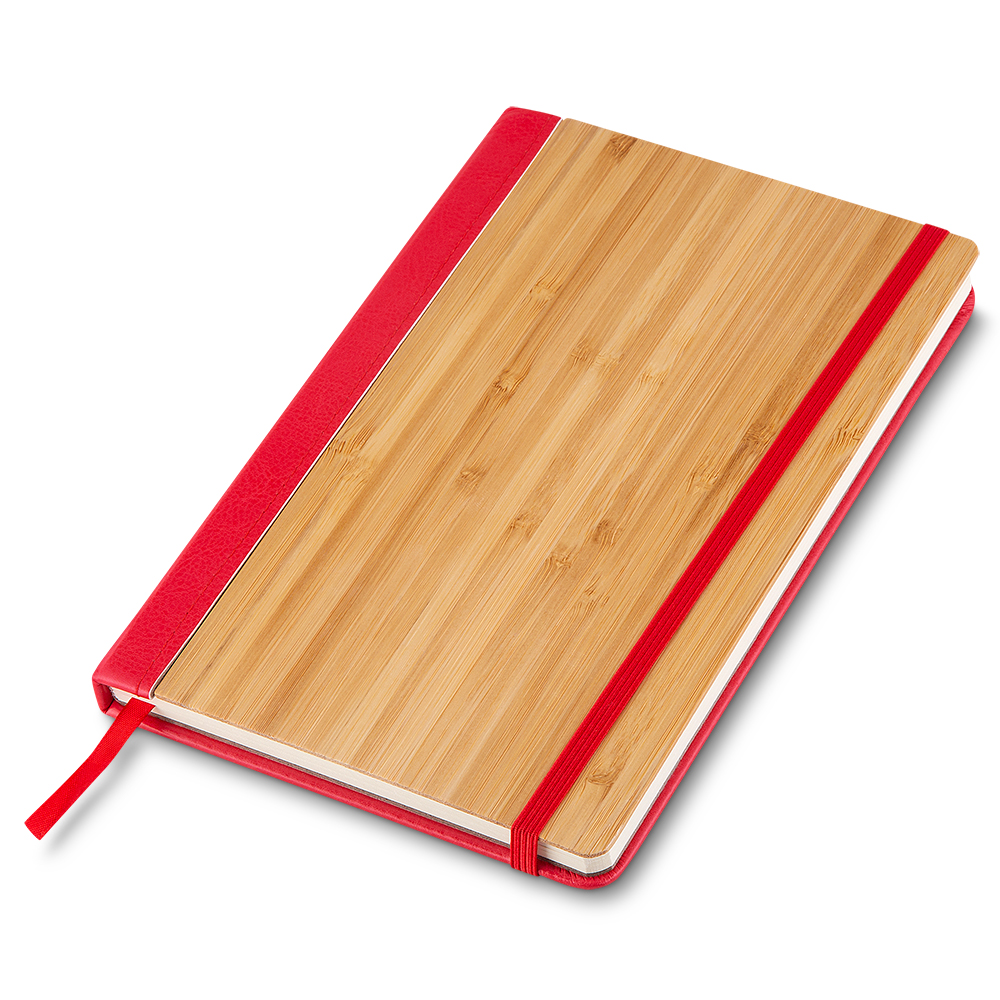 Caderno A5 Capa em Bambu e PU