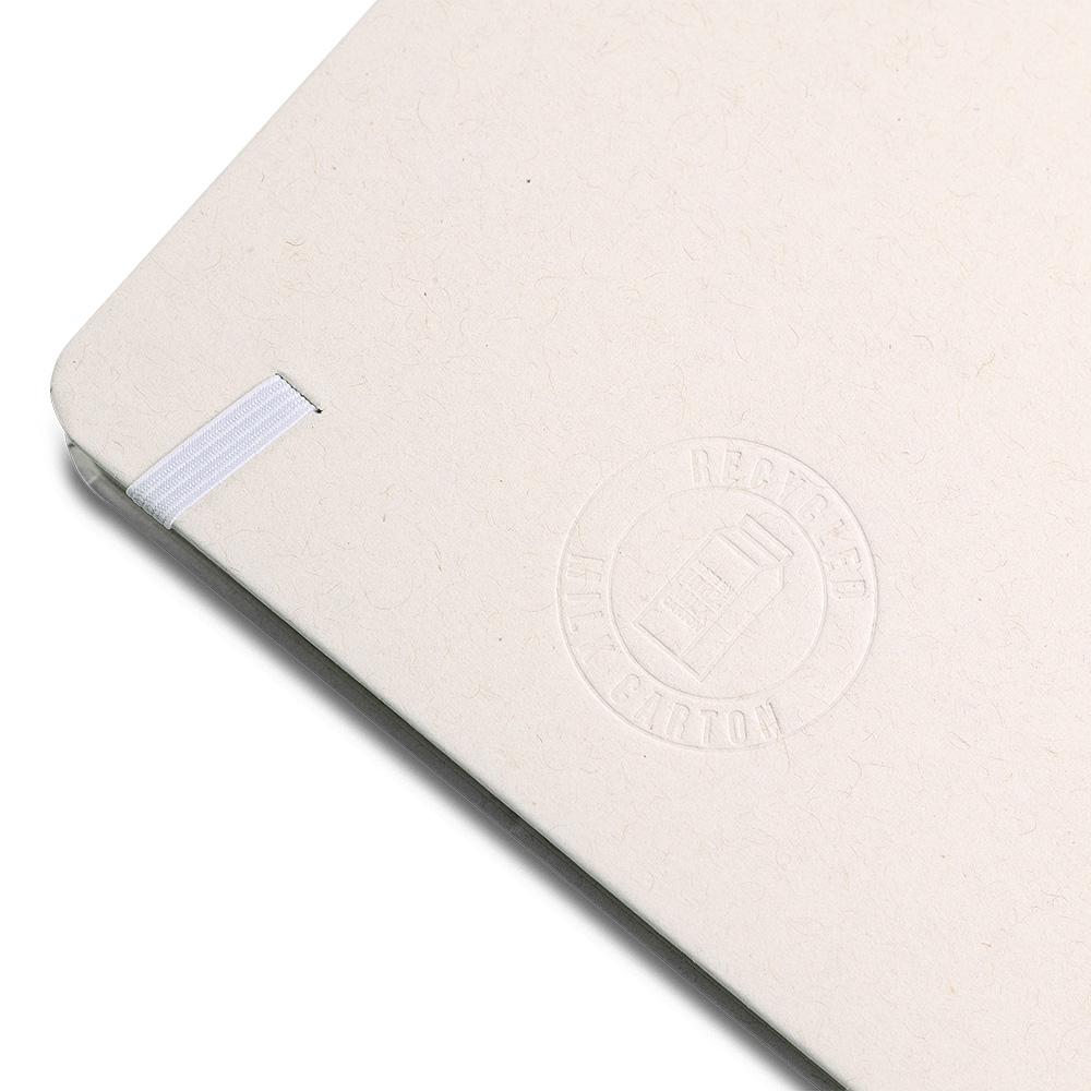 Caderno A5 Capa em Caixa de Leite Reciclado