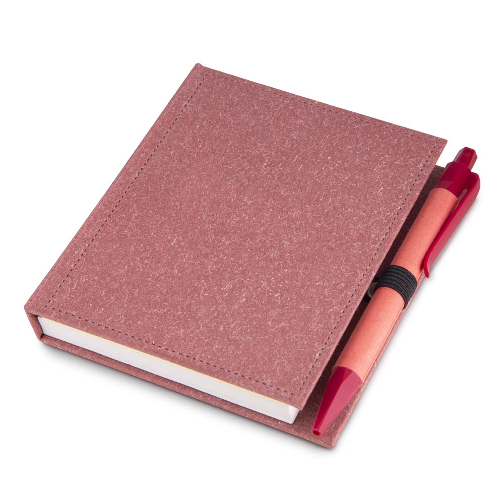 Mini Caderno A6 com caneta (13x11cm)
