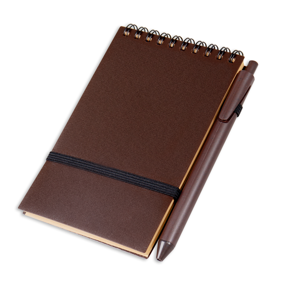 Mini Caderno A6 Capa em PP com Caneta