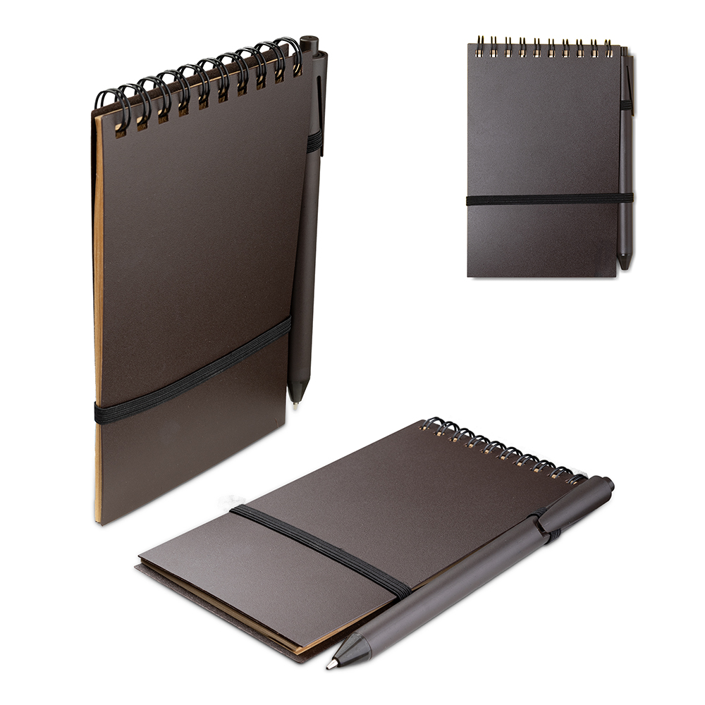Mini Caderno A6 Capa em PP com Caneta