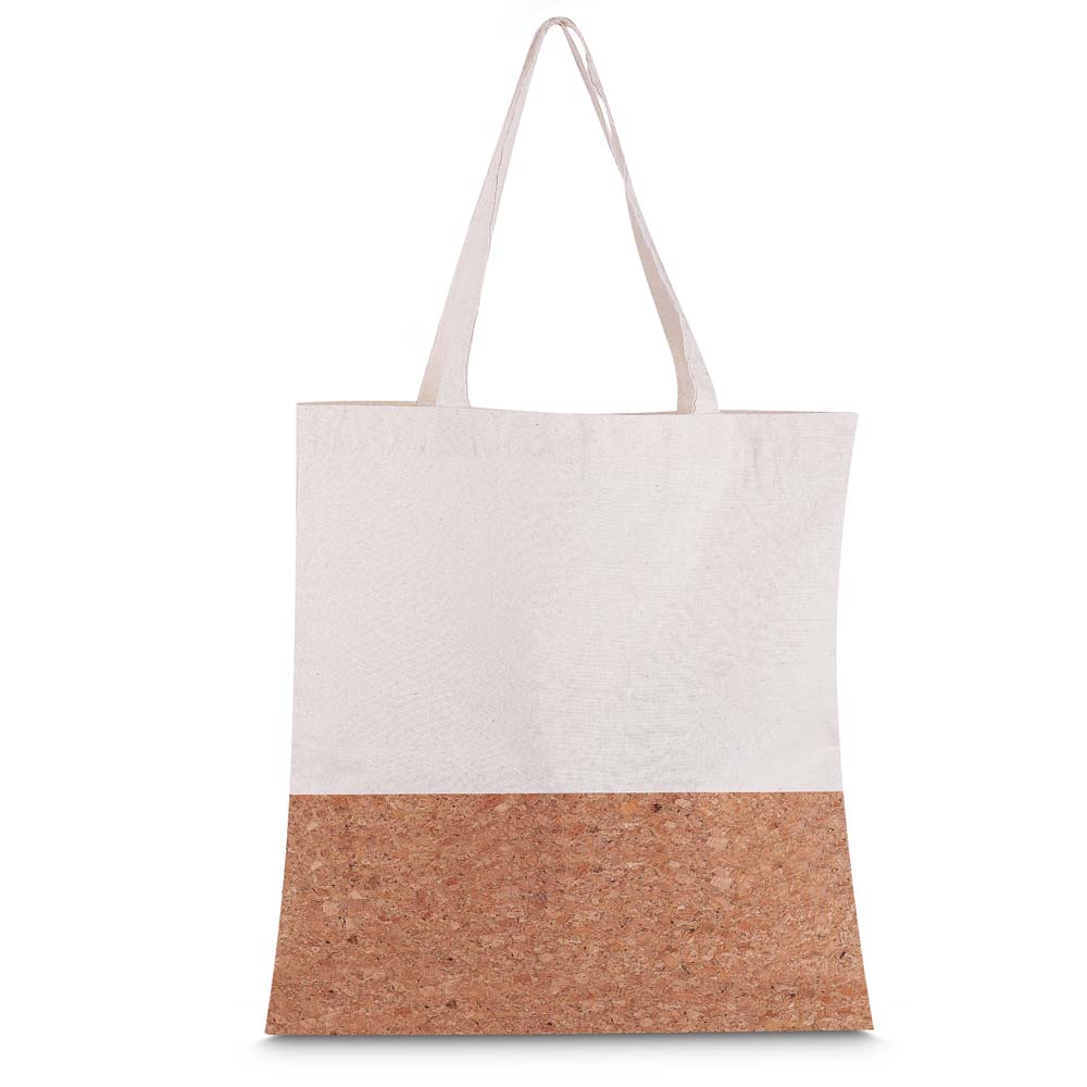 Sacola em Algodão 140g/m² e Cortiça (39x35cm)