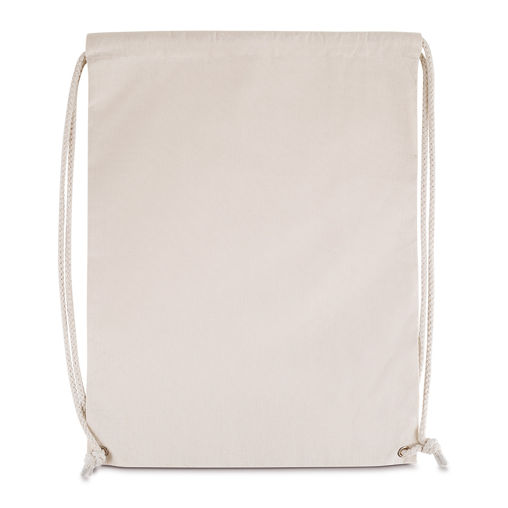Sacola/Mochila em algodão 145g/m² (41x33x10cm)