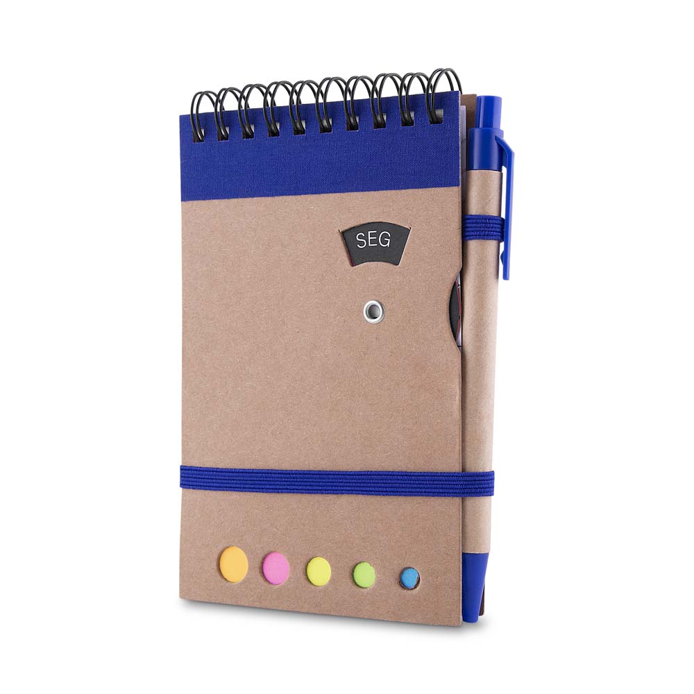 Mini caderno A6 com caneta