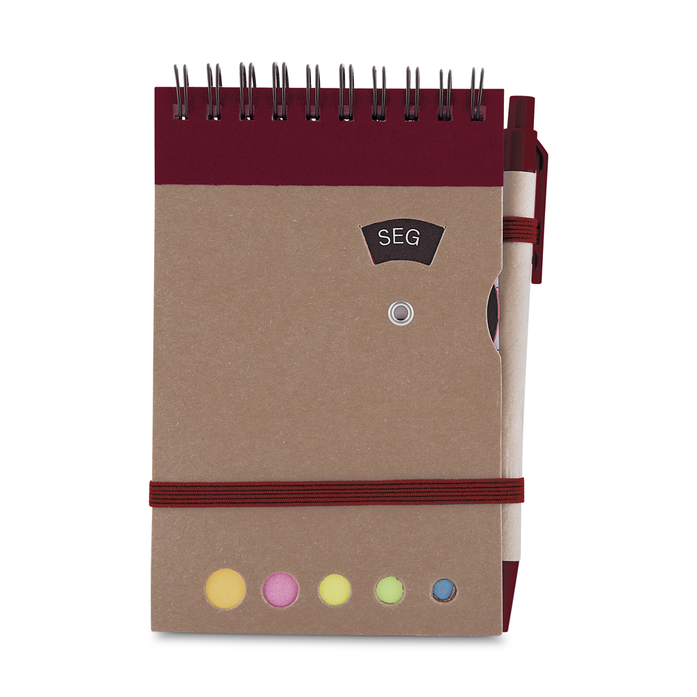 Mini caderno A6 com caneta