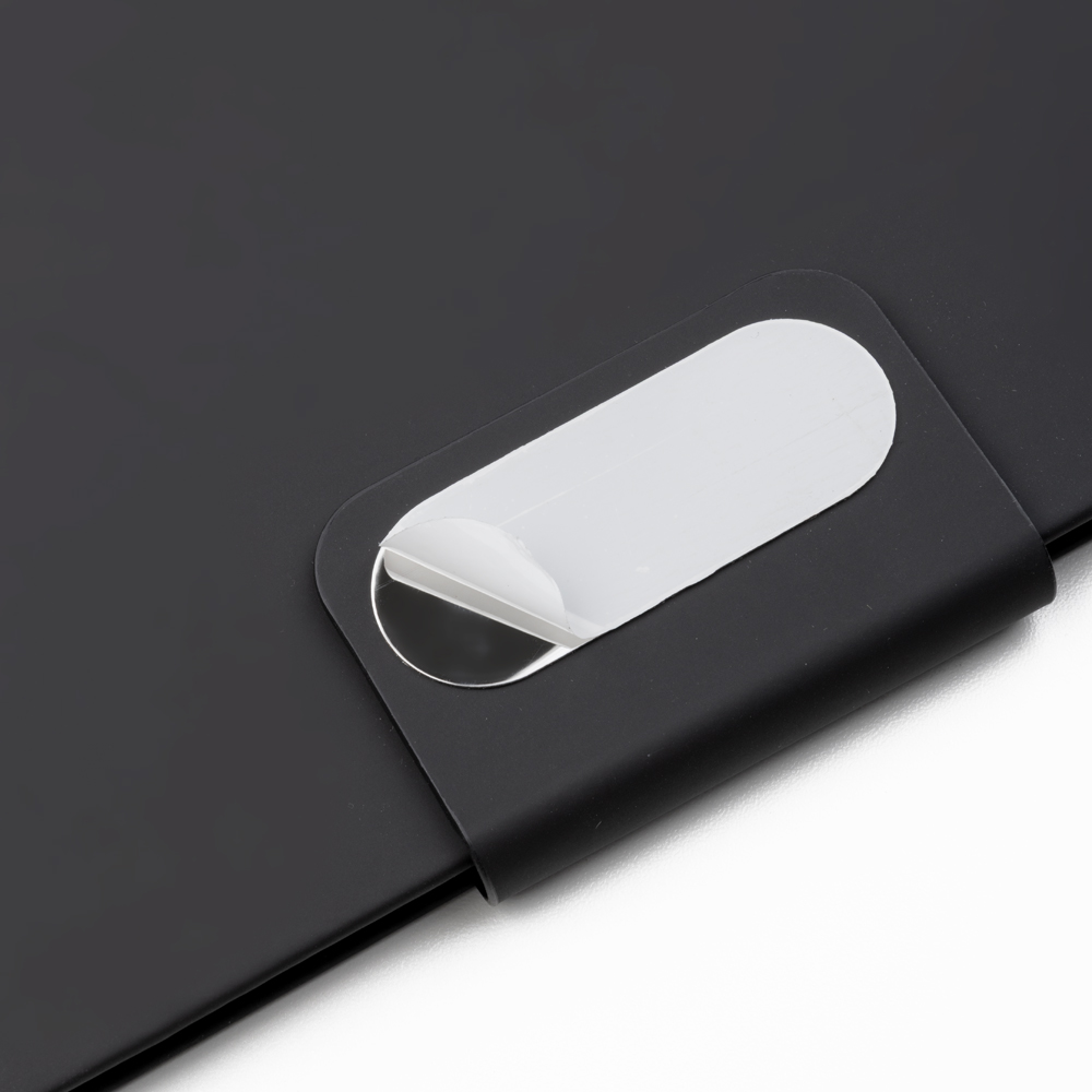 Caderno em PU com placa em metal